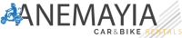 ANEMAYIA CARS MOTORBIKES SCOOTER RENTALS - LARNACA AIRPORT (VESPA - PIAGGIO, HONDA, YAMAHA, SUZUKI, HARLEY DAVIDSON, BMW) logo